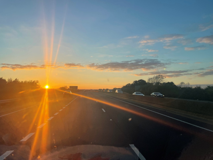 Shaun Hopkins: "Many sunsets I have seen on the road across Europe and Ukraine with over 500 days driving".