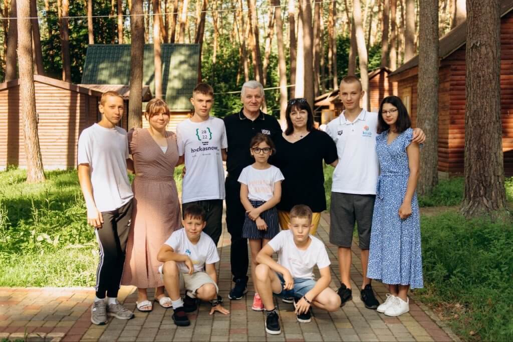 Victoria's parents and their foster children who are currently living with them.